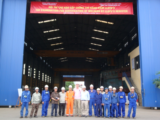 Hội thi thợ hàn cấp chứng chỉ Đăng kiểm LLoyd’s